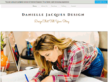 Tablet Screenshot of daniellejacquesdesigns.com